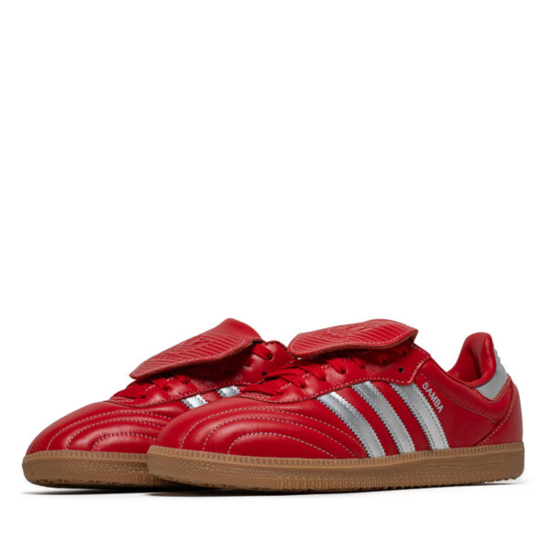 Women's Adidas Samba LT - Better Scarlett/Silver Metallic - Image 2