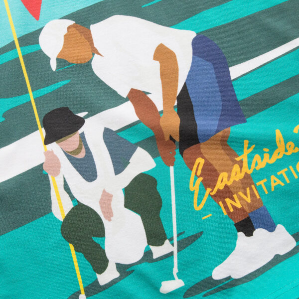Eastside Golf Graphic Pique Polo - Multi Color - Image 4